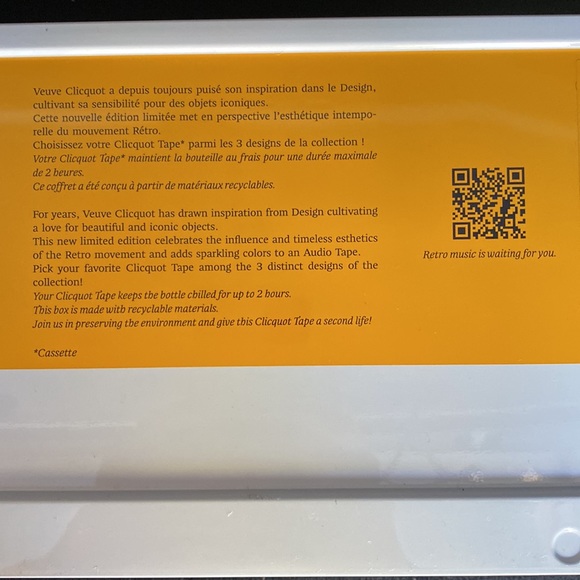 Veuve Clicquot Dining Veuve Clicquot Retro Cassette Champagne Gift